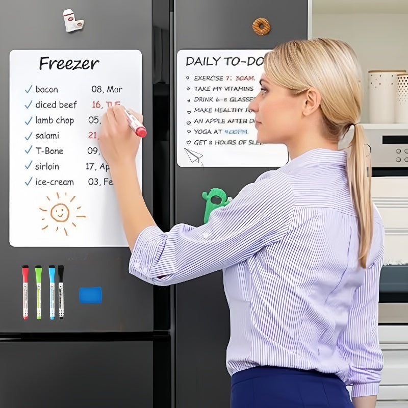 Magnetic Dry Erase Board Sheet for Fridge, 12\