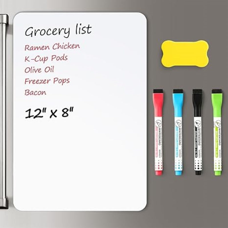 Magnetic Dry Erase Board Sheet for Fridge, 12\