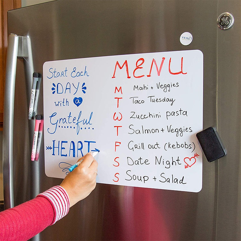 Magnetic Dry Erase Board Sheet for Fridge, 12\